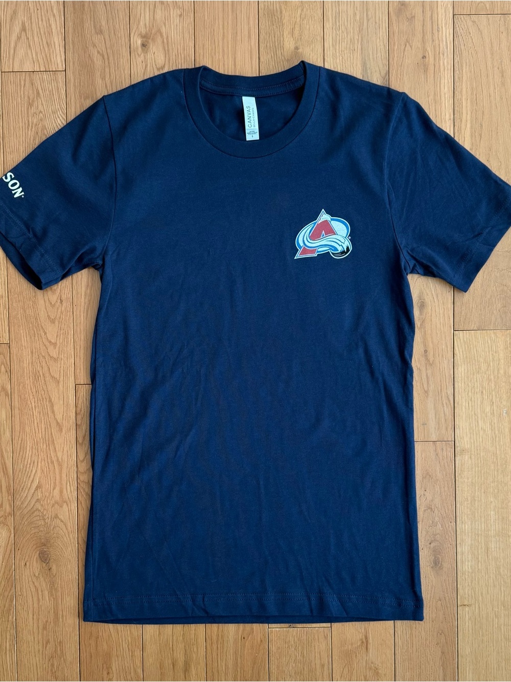 Colorado Avalanche x Jameson Irish Whiskey Navy Blue Graphic Tshirt